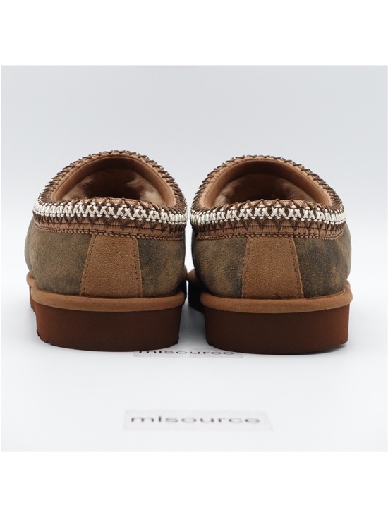 NEW Size 11 Men\'s UGG Tasman Baxter Shearling Slippers 1173810 Chestnut main image 7